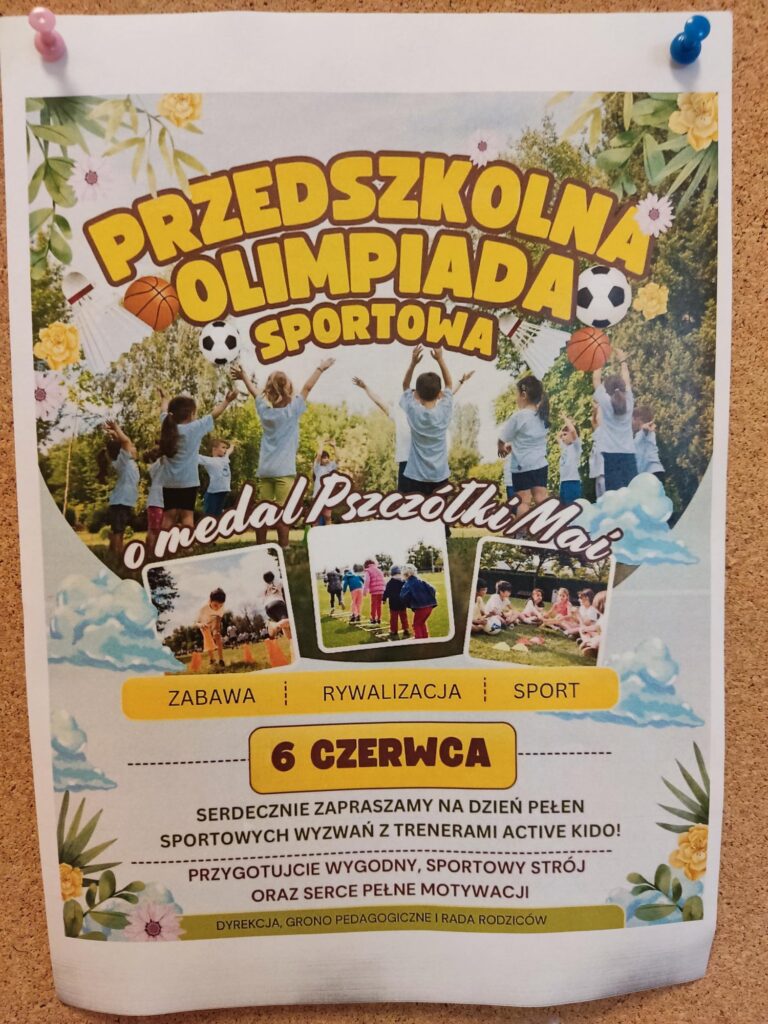 Zdjęcie: PRZEDSZKOLNA OLIMPIADA SPORTOWA