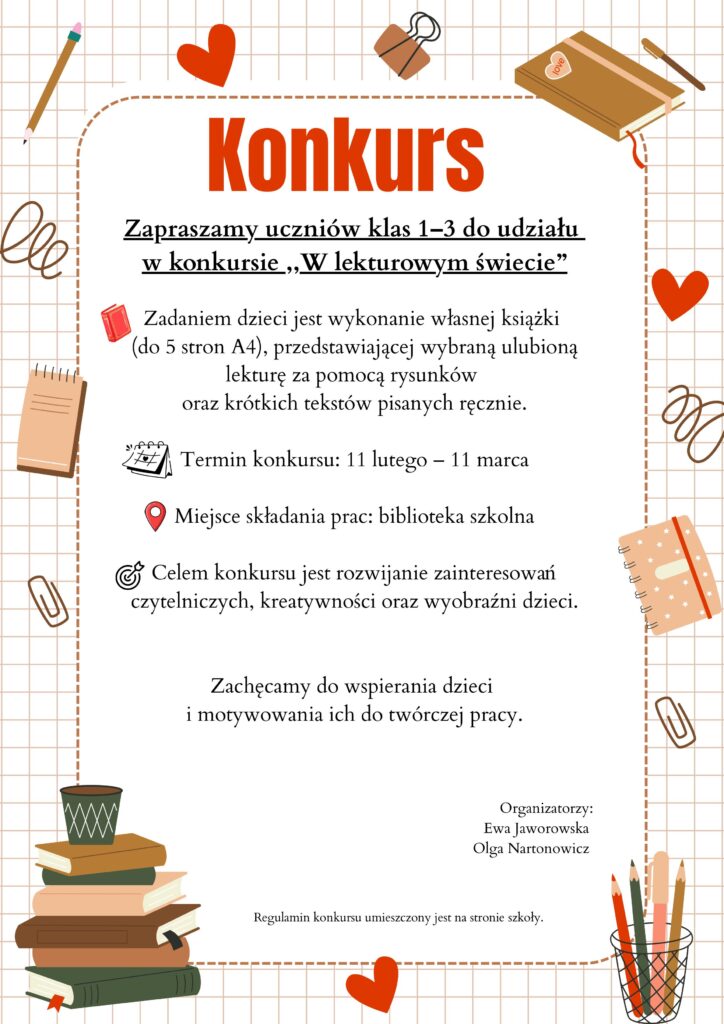 Zdjęcie: Szkolny konkurs plastyczno-literacki