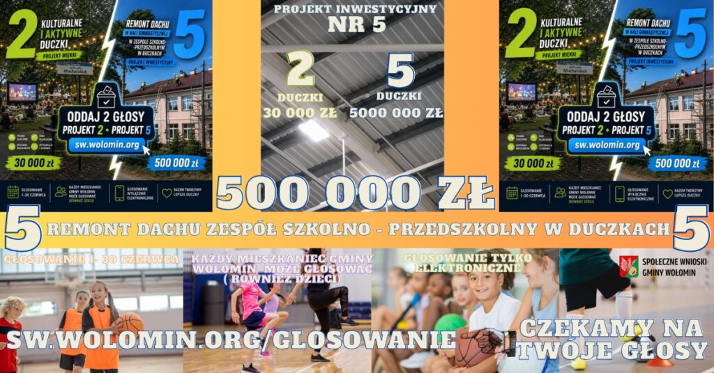 Zdjęcie: Głosowanie – Projekt inwestycyjny nr 5