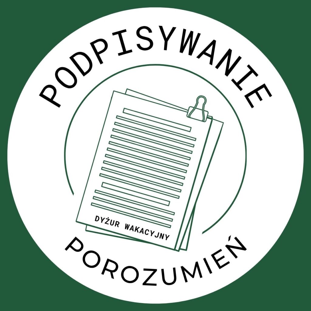 Zdjęcie: PODPISYWANIE POROZUMIEŃ NA DYŻUR WAKACYJNY