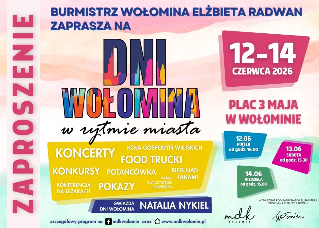 Zdjęcie: Zapraszamy Dni Wołomina 2026