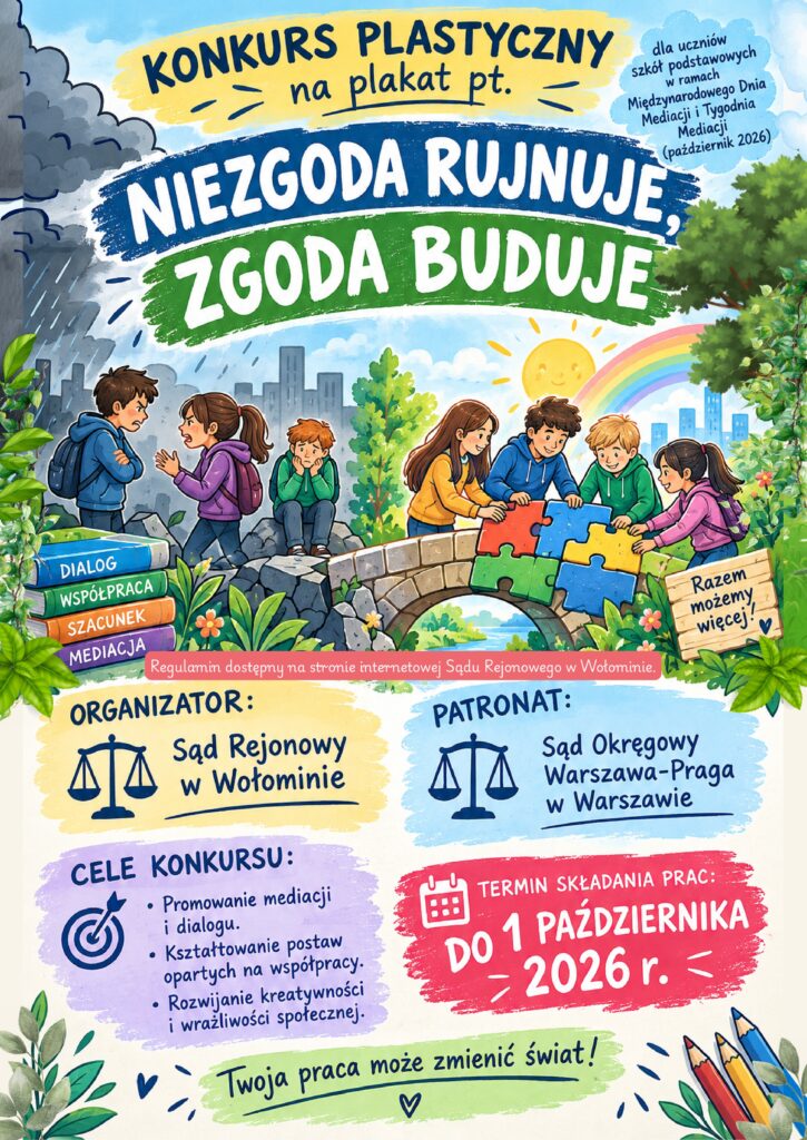 Zdjęcie: Konkurs pt.” Zgoda buduje niezgoda rujnuje”